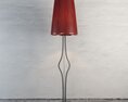 Red Floor Lamp 3d model