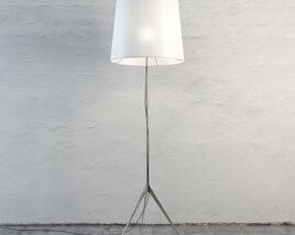 Minimalist Floor Lamp 3D model