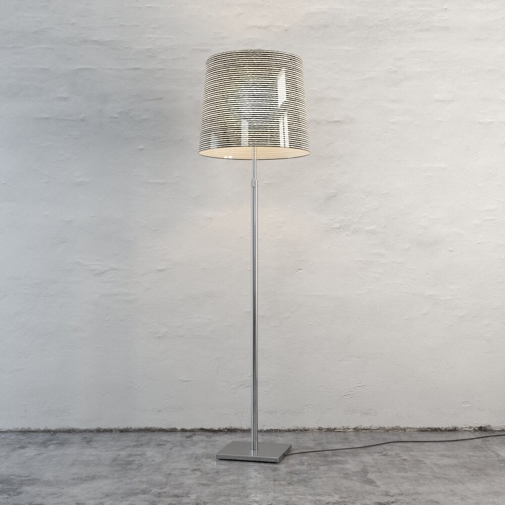 Modern Striped Standing Lamp 3D модель