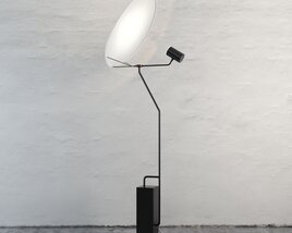 Elegant Modern Floor Lamp 3D-Modell