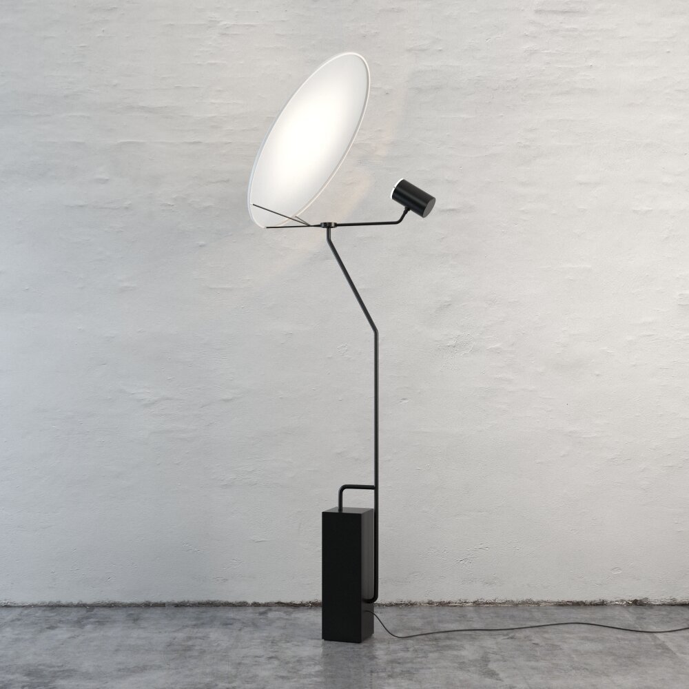 Elegant Modern Floor Lamp Modelo 3D