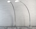 Curved Floor Lamps 3D-Modell
