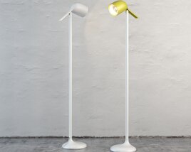 Modern Floor Lamps 3D-Modell