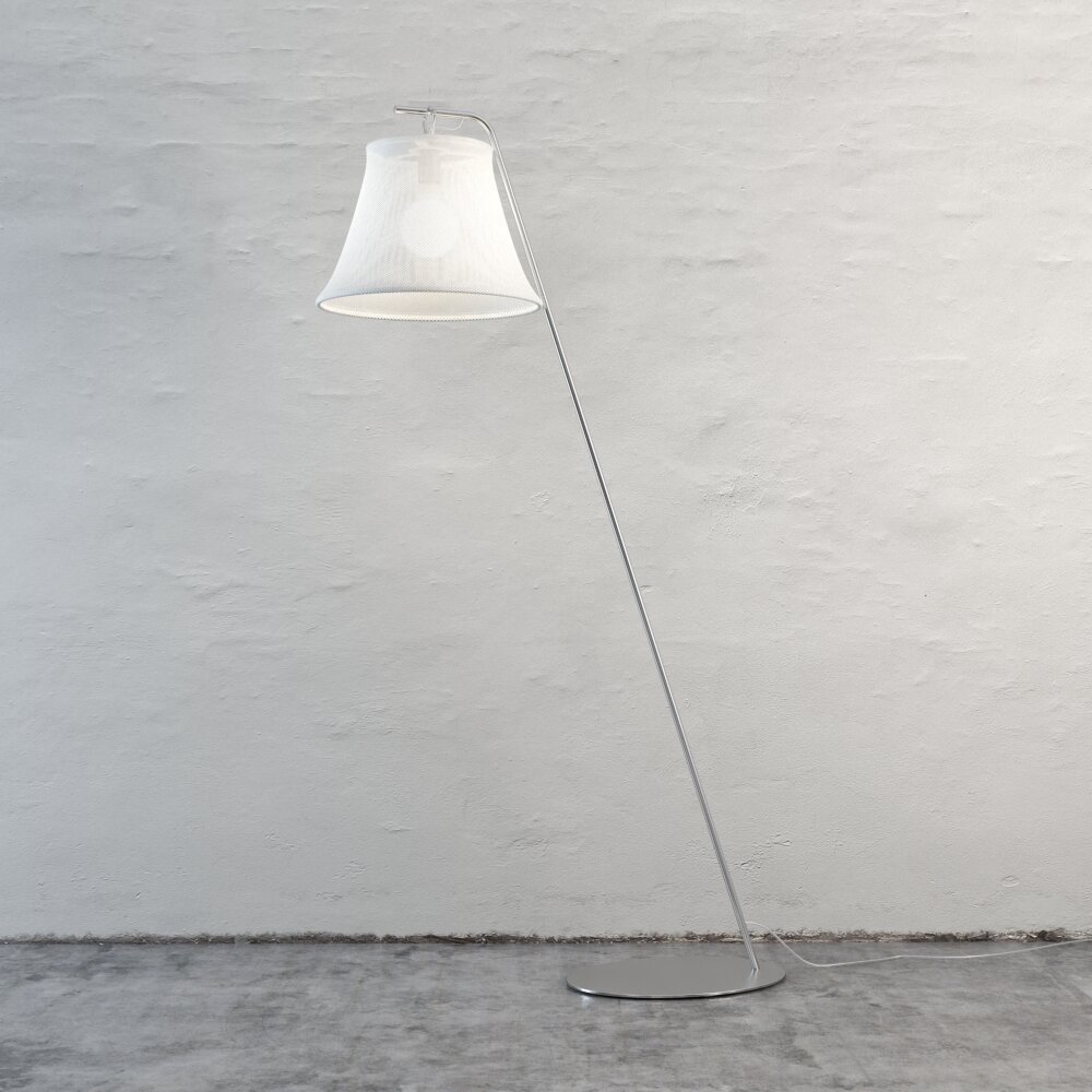Floor Lamp with Thin Base 3D-Modell