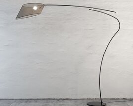 Modern Arc Floor Lamp 3D model