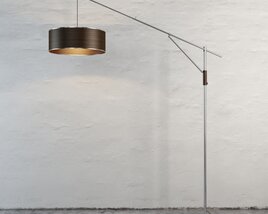 Modern Pendant Floor Lamp Modelo 3D