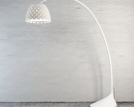 Modern Arched Floor Lamp 3D model