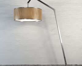 Floor Lamp with Metal Base 3D-Modell
