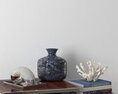 Decorative Vase and Coral Display 3D 모델 