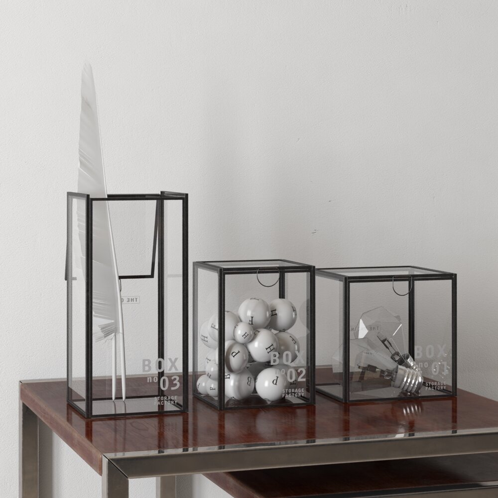 Modern Decorative Candle Lanterns 3D模型