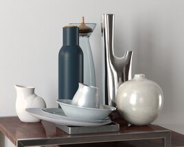 Modern Decorative Vase Collection Modelo 3d