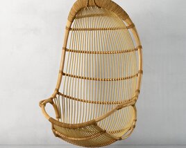 Rattan Hanging Chair 3D 모델 
