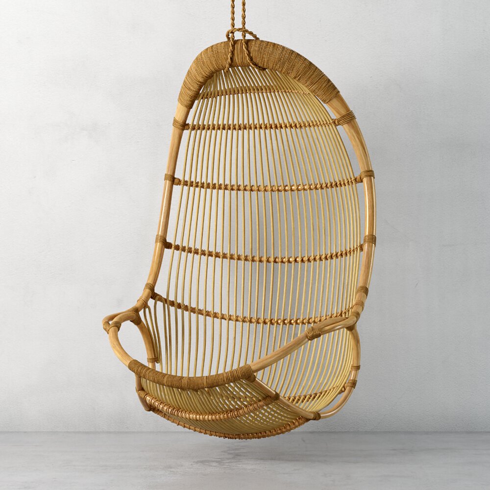 Rattan Hanging Chair Modello 3D