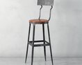 Industrial High Stool 3Dモデル