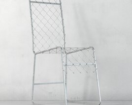 Wire Mesh Chair 3D 모델 
