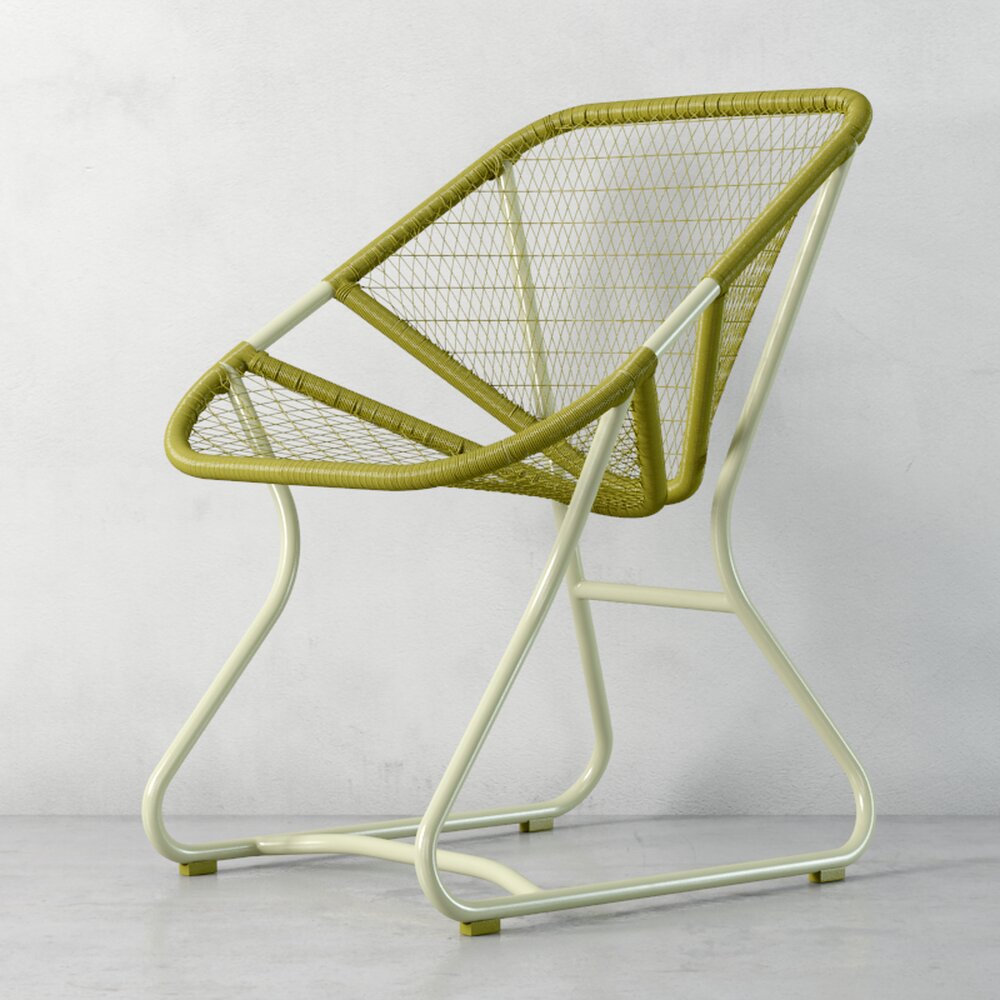 Modern Mesh Rocking Chair Modèle 3D