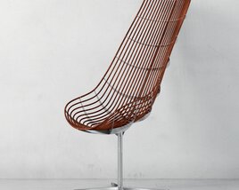 Modern Wireframe Chair 3D 모델 