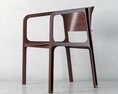 Modern Wooden Chair 02 3D 모델 