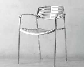 Modern Metal Chair Modèle 3D