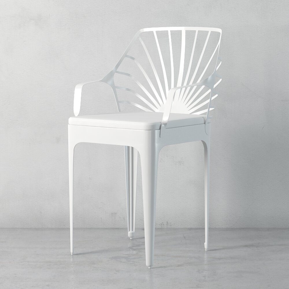 Modern Radiant Chair Design 3D model