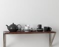 Tea Set Display 3Dモデル