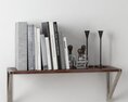 Modern Bookshelf Decor Modèle 3d