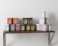 Elegant Assorted Tea Tin Collection Modèle 3d