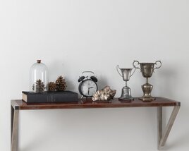 Eclectic Shelf Decor Collection Modello 3D