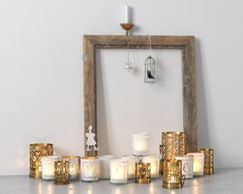 Candle Glow Display Modello 3D