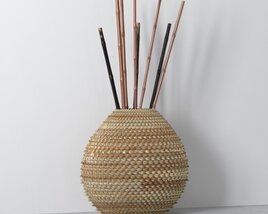 Woven Incense Holder 3Dモデル