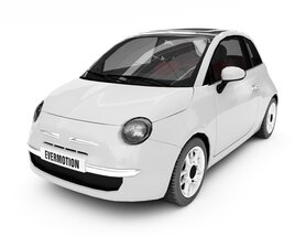 Compact Electric Car 3D 모델 