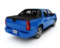 Blue Pickup Truck 3D 모델  back view