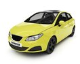 Yellow Compact Car Modello 3D