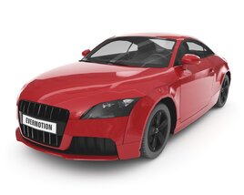 Luxury Sports Coupe 3D 모델 