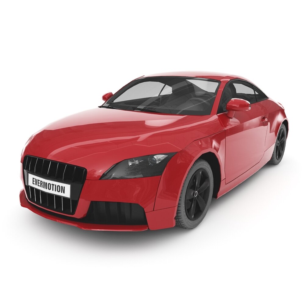 Luxury Sports Coupe 3D-Modell