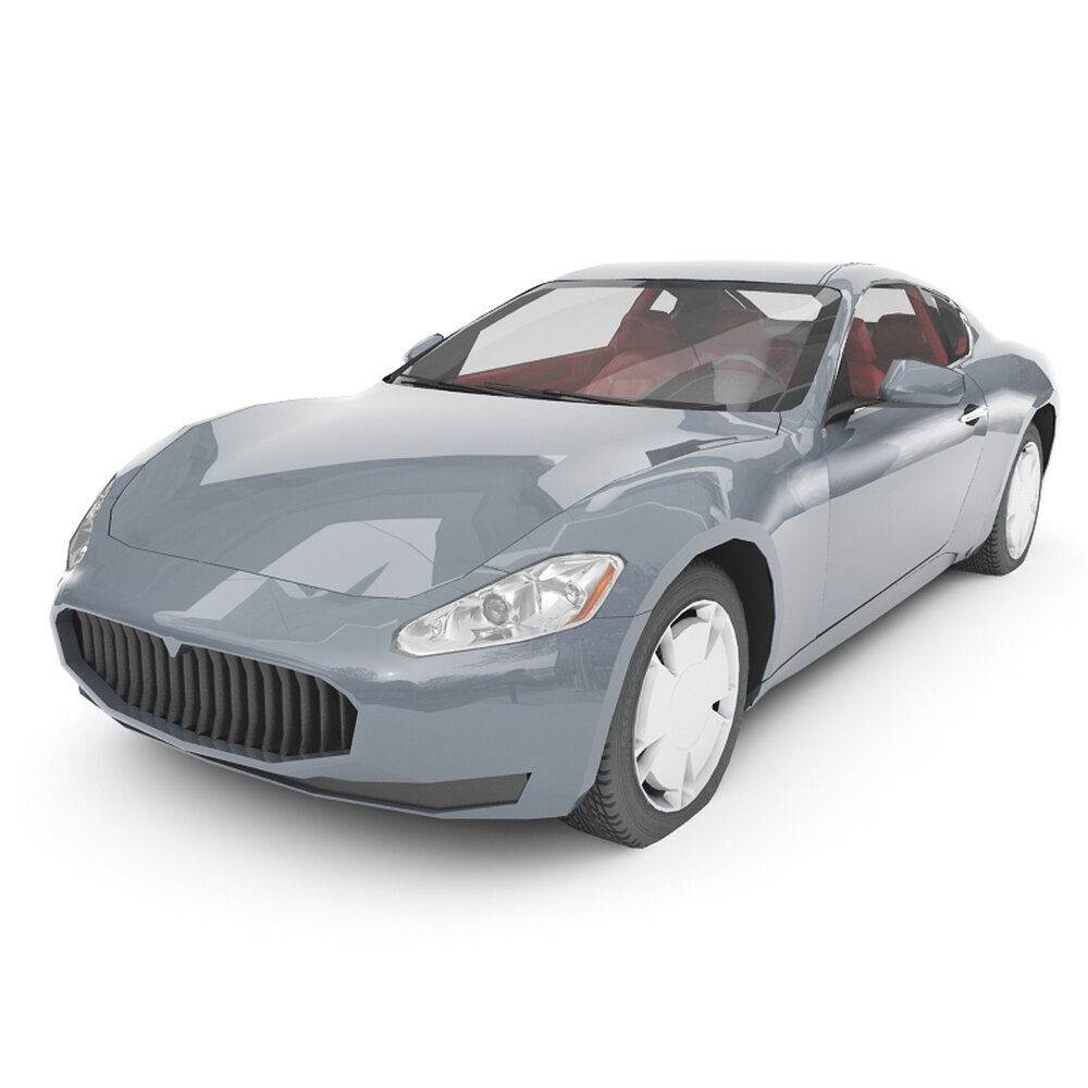 Luxury Sports Coupe 02 3d model