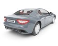 Luxury Sports Coupe 02 3Dモデル 後ろ姿