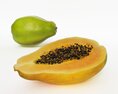 Fresh Papaya 3D модель