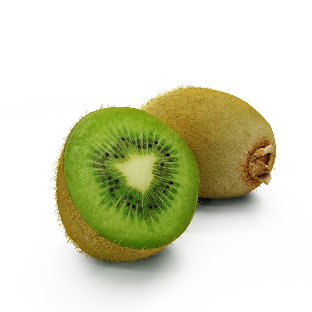 Fresh Kiwi Fruit 3D модель