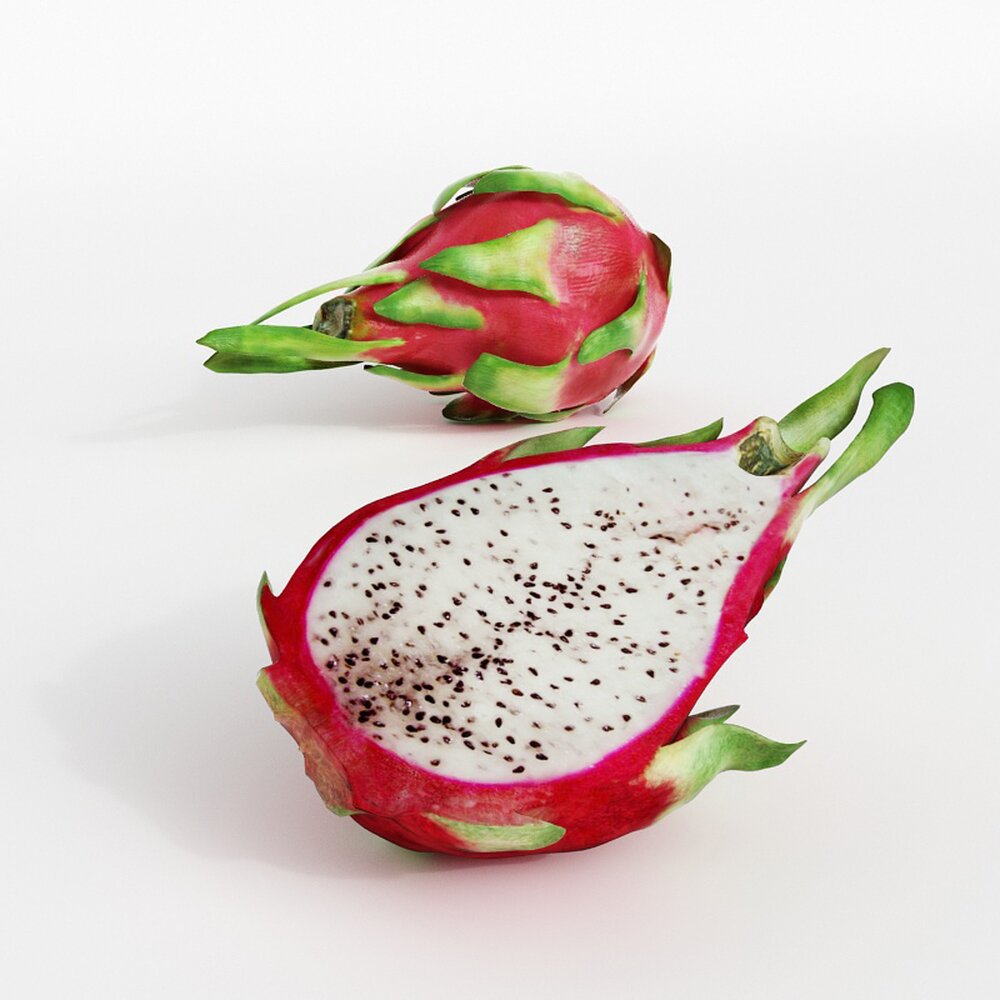 Exotic Dragon Fruit Modello 3D