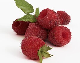 Fresh Raspberries 3D модель