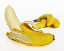 Banana and Bunch Modello 3D