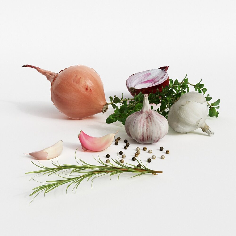 Aromatic Cooking Essentials 3Dモデル