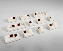 Assorted Modular Sofas 3D模型
