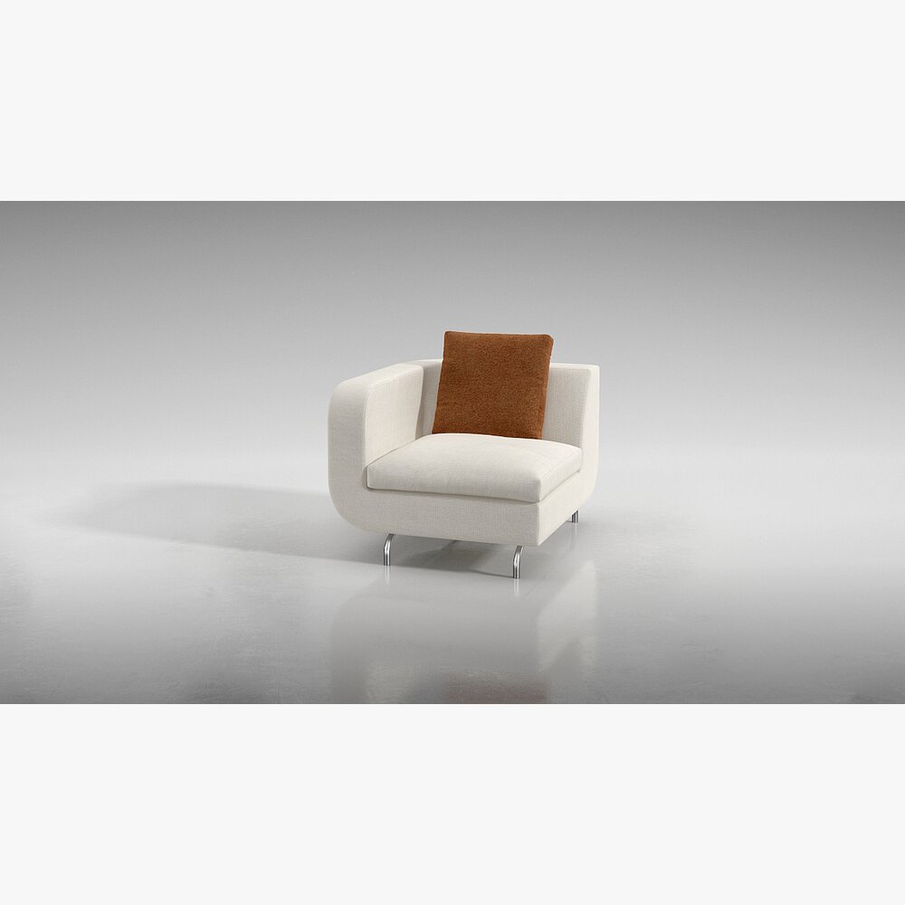 Modern Armchair Design 3D模型