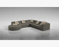Modern Sectional Sofa 05 3D 모델 