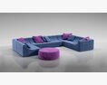 Modern Modular Sofa Set Modello 3D