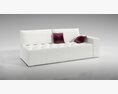 Modern White Sofa 10 Modèle 3d