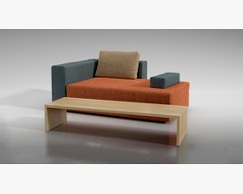 Multifunctional Sofa Design 3D model