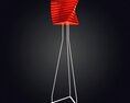 Modern Red Floor Lamp 02 3D модель